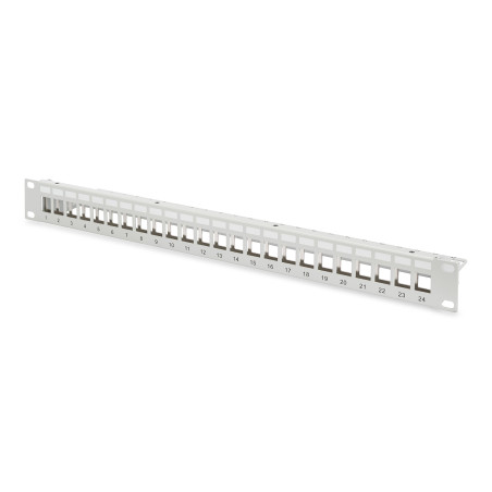 DIGITUS panneau de brassage 19" modulaire, cat.6, 24 ports,