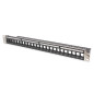 DIGITUS Panneau de Brassage - Modulaire - pour modules Keystone - 19 Pouces - 24 Ports - Blindé - Montage en Rack 1U - V2 - Noir DIGITUS Panneau de Brassage - Modulaire - pour modules Keystone - 19 Pouces - 24 Ports - Blindé - Montage en Rack 1U - V2 - Noir
