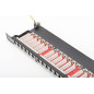 DIGITUS Panneau de brassage - 19 pouces - Cat-6 - 24 ports RJ45 - Blindé - LSA Patch-Feld - Montage en rack 0,5U - Noir DIGITUS Panneau de brassage - 19 pouces - Cat-6 - 24 ports RJ45 - Blindé - LSA Patch-Feld - Montage en rack 0,5U - Noir