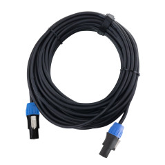 Pronomic pro-line BOXSP1-15 Câble Haut-Parleur 2x 1,5 mm² - Câble Professionnel Pour Enceintes DJ & PA - Longueur : 15 m - Conne