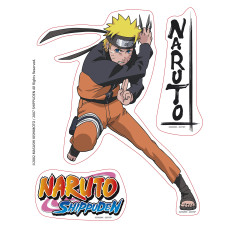 ABYstyle - NARUTO SHIPPUDEN - Stickers - Naruto / Jiraiya (16x11cm)