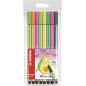 Feutre de dessin - STABILO Pen 68 Living Colors - Pochette de 8 feutres pointe moyenne - Décor avocat