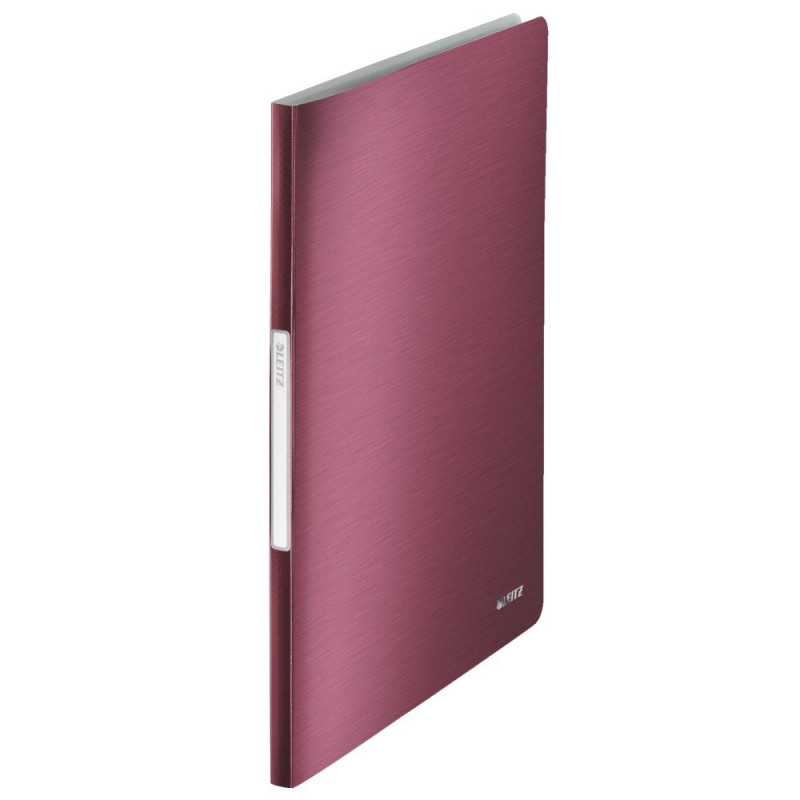 Leitz Reliure Protège-Documents A4, 20 Pochettes, 40 Pages, Pochettes Transparentes, Grenat, Style, 39580028 Leitz Reliure Protège-Documents A4, 20 Pochettes, 40 Pages, Pochettes Transparentes, Grenat, Style, 39580028