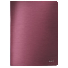 Leitz Reliure Protège-Documents A4, 20 Pochettes, 40 Pages, Pochettes Transparentes, Grenat, Style, 39580028