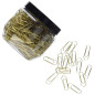 Wedo 90115040053 Trombones métal 26 mm, 400 dans boîte pratique, laiton Wedo 90115040053 Trombones métal 26 mm, 400 dans boîte pratique, laiton