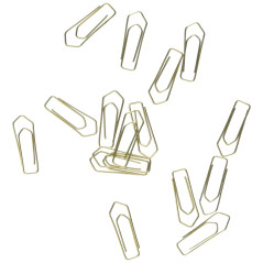 Wedo 90115040053 Trombones métal 26 mm, 400 dans boîte pratique, laiton