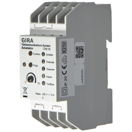 Gira 128900 Actionneur de commutation de communication de porte