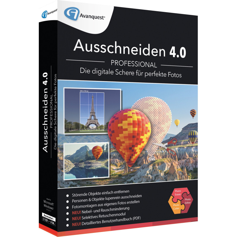 Ausschneiden 4.0 Professional. Windows 7/8/10