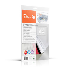 Peach Couvertures Plastique Transparentes, incolore, 0.18mm, A4, 25 Feuilles