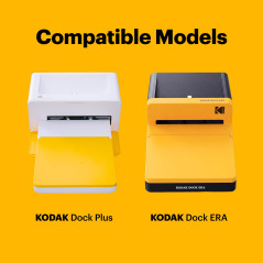 KODAK 4PASS Cartouche (10x15cm) für KODAK Dock and Dock Plus, 80 Feuilles