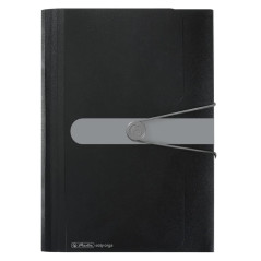 Herlitz 11208394 Trieur à soufflet Format A4 12 onglets Noir (Import Allemagne)