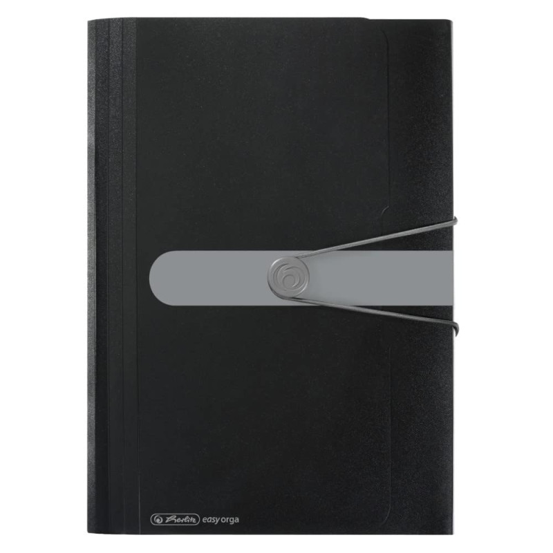 Herlitz 11208394 Trieur à soufflet Format A4 12 onglets Noir (Import Allemagne)