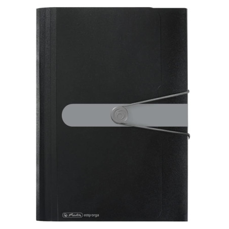 Herlitz 11208394 Trieur à soufflet Format A4 12 onglets Noir (Import Allemagne)