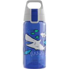 Sigg - Gourde Enfant - Viva One Sharkies - Convient Aux Boissons Gazeuses - Étanche - Lavable Au Lave-Vaisselle - Sans BPA - Pou