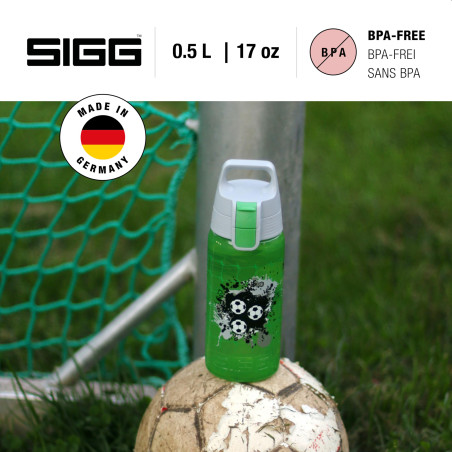 Sigg - Gourde Enfant - Viva One Football - Convient Aux Boissons Gazeuses - Étanche - Lavable Au Lave-Vaisselle - Sans BPA - Pou