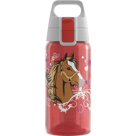 Sigg - Gourde Enfant - Viva One Horses - Convient Aux Boissons Gazeuses - Étanche - Lavable Au Lave-Vaisselle - Sans BPA - Pour