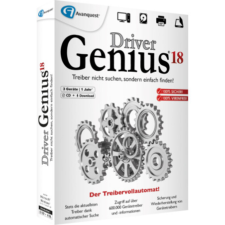 Driver Genius 18. Für Windows 7/8/10