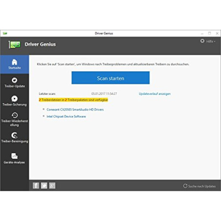 Driver Genius 18. Für Windows 7/8/10