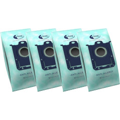 Electrolux Sacs à Poussière s-bag Classic Long Performance, E206S, Filtration Efficace, Capacité de 3,5 Litres, Matériau Synthét