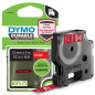 DYMO D1 Étiquettes résistantes | 12mm x 3m | impression en blanc sur fond rouge | autocollantes étiquettes authentiques pour éti DYMO D1 Étiquettes résistantes | 12mm x 3m | impression en blanc sur fond rouge | autocollantes étiquettes authentiques pour éti