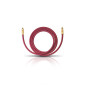 Oehlbach 2055 NF 214 Câble Subwoofer 1x5m Bordeaux