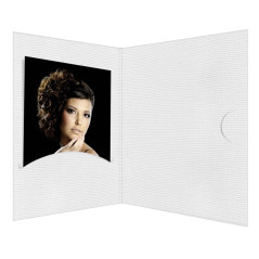 'Daiber 1x100 Portefeuille de Photo de Passeport Opti-Line Jusque 5x7 cm Blanc