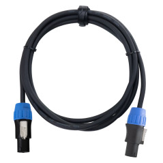 Pronomic pro-line BOXSP1-2.5 Câble Haut-Parleur 2x 1,5 mm² - Câble Professionnel Pour DJ & PA - Longueur : 2,5 m - Connecteur :