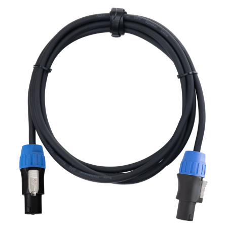 Pronomic pro-line BOXSP1-2.5 Câble Haut-Parleur 2x 1,5 mm² - Câble Professionnel Pour DJ & PA - Longueur : 2,5 m - Connecteur :