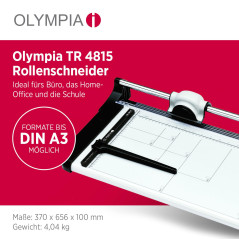 Olympia TR 4815 règle de coupe