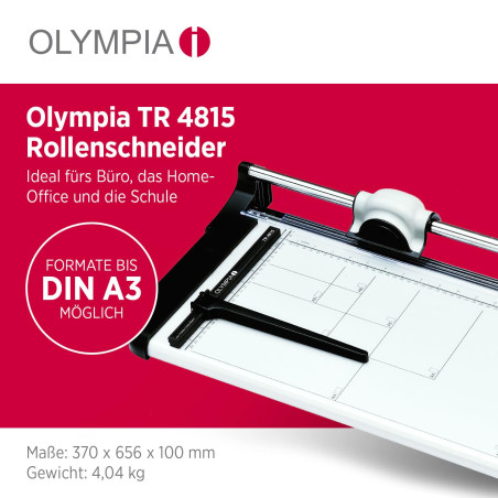 Olympia TR 4815 règle de coupe