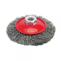 Silverline 277852 Brosse biseautée à fils ondulés 100 mm