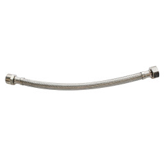 SOMATHERM FOR YOU, Flexible sanitaire 3/8" mâle écrou tournant 300mm DN8 - Tuyau EPDM tressé acier inox - Raccord durable laiton