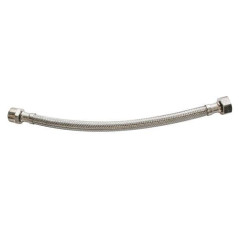 SOMATHERM FOR YOU, Flexible sanitaire 3/8" mâle écrou tournant 300mm DN8 - Tuyau EPDM tressé acier inox - Raccord durable laiton