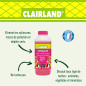 CLAIRLAND Bidon Nettoyant spécial surfaces extérieures Terrasses, Murs, Concentré, Dose d’emploi : 1L/50m², 1 L, CLAIRDETER10, V