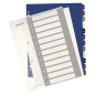 Leitz Intercalaires 1-12, Imprimable sur PC, A4, Plastique Ultra-Résistant, Extra-Large, Blanc/Multicolore, Style, 12380000 Leitz Intercalaires 1-12, Imprimable sur PC, A4, Plastique Ultra-Résistant, Extra-Large, Blanc/Multicolore, Style, 12380000