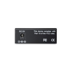 DIGITUS Convertisseur de média - SFP Port - Gbit Ethernet - RJ45 / SFP - 10/100/1000Base-T/TX à 1000Base-SX/LX - Noir