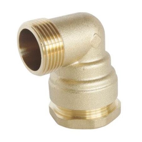 SOMATHERM FOR YOU, Raccord coudé laiton SUMO pour tube PE Ø40 mm - Mâle 1"1/4 - Pression 20 bars - Température -10° à +80°C - Jo