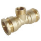 SOMATHERM FOR YOU, Raccord Té Mâle 1/2" en laiton pour tube PE Ø20 mm - Triple raccordement à 90° - Pression 20 bars - Températu SOMATHERM FOR YOU, Raccord Té Mâle 1/2" en laiton pour tube PE Ø20 mm - Triple raccordement à 90° - Pression 20 bars - Températu