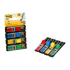 Post-it Marque-Pages, Petit, Pack Promo de 4 Blocs + 2 Gratuits, 35 Marque-Pages par Dévidoir - Pour Marquer, Surligner ou Codif