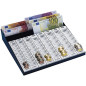 Wedo 160790037 Monnayeur avec colonnes amovibles 27,8x27,0x6,0cm Noir/gris lumière Wedo 160790037 Monnayeur avec colonnes amovibles 27,8x27,0x6,0cm Noir/gris lumière