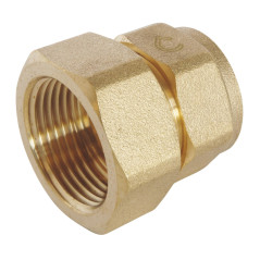 SOMATHERM FOR YOU, Raccord à compression femelle 20/27 pour tube PER Ø25 - Installation rapide et fiable - Normé ACS - Pression