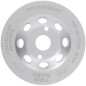 PRODIAMANT Meule boisseau diamantée 125 mm universelle pour béton et pierre - Double rangée, fixation 22,2 mm PRODIAMANT Meule boisseau diamantée 125 mm universelle pour béton et pierre - Double rangée, fixation 22,2 mm