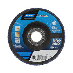 Norton Disque à lamelles fibre technique Norzon 125 x 22 mm Grain 60