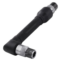 wolfcraft 1573000 - Tournevis à Main d'Angle avec Porte-embouts - Longueur 109 mm - Coté 25 mm