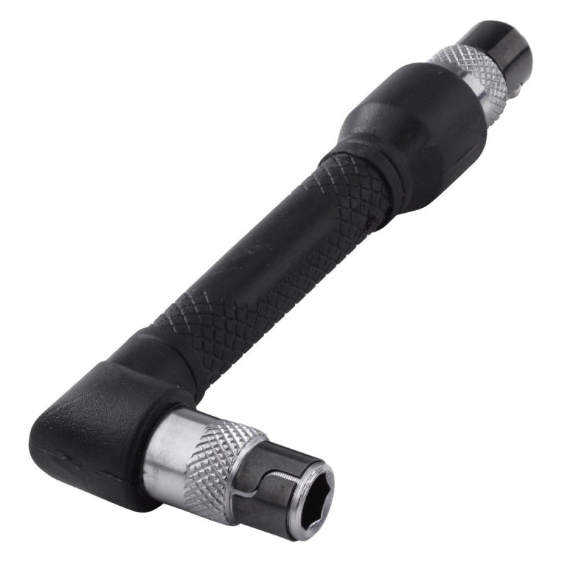 wolfcraft 1573000 - Tournevis à Main d'Angle avec Porte-embouts - Longueur 109 mm - Coté 25 mm wolfcraft 1573000 - Tournevis à Main d'Angle avec Porte-embouts - Longueur 109 mm - Coté 25 mm