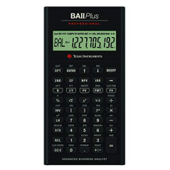 Texas Instruments BA II Plus Professional Calculatrice