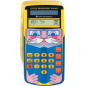 Texas Instruments LPROFSOLAR Little Professor Calculatrice solaire d'apprentissage,jaune,bleu Texas Instruments LPROFSOLAR Little Professor Calculatrice solaire d'apprentissage,jaune,bleu