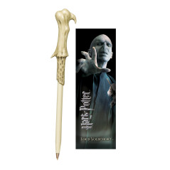 Stylo et Marque-Page Voldemort Wand - The Noble Collection
