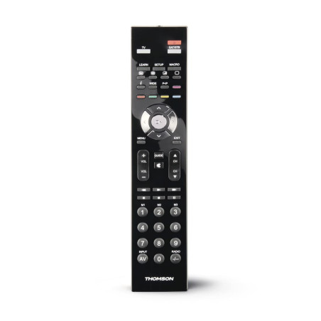 Thomson Télécommande Universelle 2 en 1 "ROC 2411" (Télécommande avec Fonction d'apprentissage, Convient pour Deux appareils, po