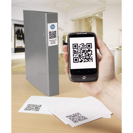 Avery Dennison L7120-25 Étiquettes pour codes QR 35 x 35 mm 25 feuilles (Import Allemagne)